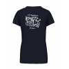 Dámské tričko premium back navy