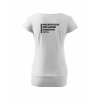Dámské tričko s dolním lemem White (Bílá)