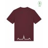Dospělé Organic tričko Premium Burgundy (Vínová)