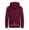 Dětská mikina na zip Premium Burgundy (Vínová)