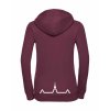 Dámská mikina luxury back burgundy