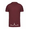Pánské tričko premium back burgundy