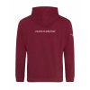Dospělá mikina Premium back burgundy