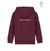 Dětská mikina Organic Burgundy (Vínová)