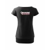 Dámské tričko s dolním lemem Black (Černá)