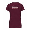Dámské tričko premium back burgundy