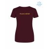 Dámské funkční tričko Burgundy (Vínová)