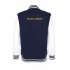 College mikina back navy