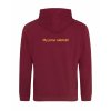 Dospělá mikina Premium back burgundy
