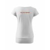 Dámské tričko s dolním lemem White (Bílá)