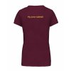 Dámské tričko premium back burgundy