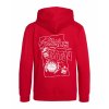Dětská mikina Premium back red