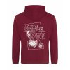 Dospělá mikina Premium back burgundy