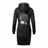 Dámské mikinové šaty Black (Černá)