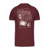 Pánské tričko premium back burgundy