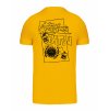 Pánské tričko premium back yellow