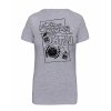 Dámské tričko premium back grey