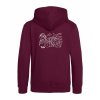 Dětská mikina Premium back burgundy