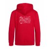Dětská mikina Premium back red