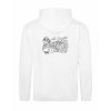 Dospělá mikina Premium back white