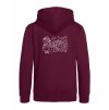Dětská mikina na zip Premium Burgundy (Vínová)