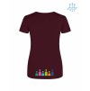 Dámské funkční tričko Burgundy (Vínová)