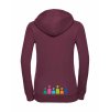 Dámská mikina luxury back burgundy