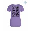Dámské funkční tričko Digital lavender (Studená levandulová)
