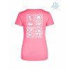Dámské funkční tričko Electric Pink (Elektrizující růžová)