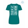 Dámské funkční tričko Jade Green (Nefritově zelená)