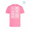 Dětské funkční tričko Electric Pink (Elektrizující růžová)