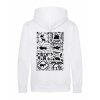 Dětská mikina Premium back white