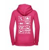 Dámská mikina luxury back fuchsia