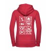 Dámská mikina luxury back red