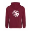 Dospělá mikina Premium back burgundy
