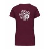 Dámské tričko premium back burgundy