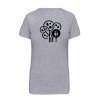 Dámské tričko premium back grey