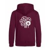 Dětská mikina Premium back burgundy