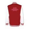 College mikina back red