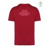 Dospělé EKO tričko Premium Hibiscus red (Tmavě červená)