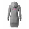 Dámské mikinové šaty Heather grey (Melírově šedá)