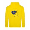 Dospělá mikina Premium back yellow