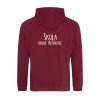 Dospělá mikina Premium back burgundy