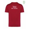 Dospělé EKO tričko Premium Hibiscus red (Tmavě červená)