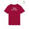 Dětské EKO tričko Premium Hibiscus red (Tmavě červená)