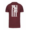 Pánské tričko premium back burgundy