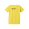 Předškolní tričko Butter (Máslová žlutá)