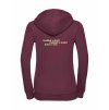 Dámská mikina luxury back burgundy
