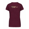 Dámské tričko premium back burgundy