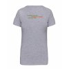 Dámské tričko premium back grey